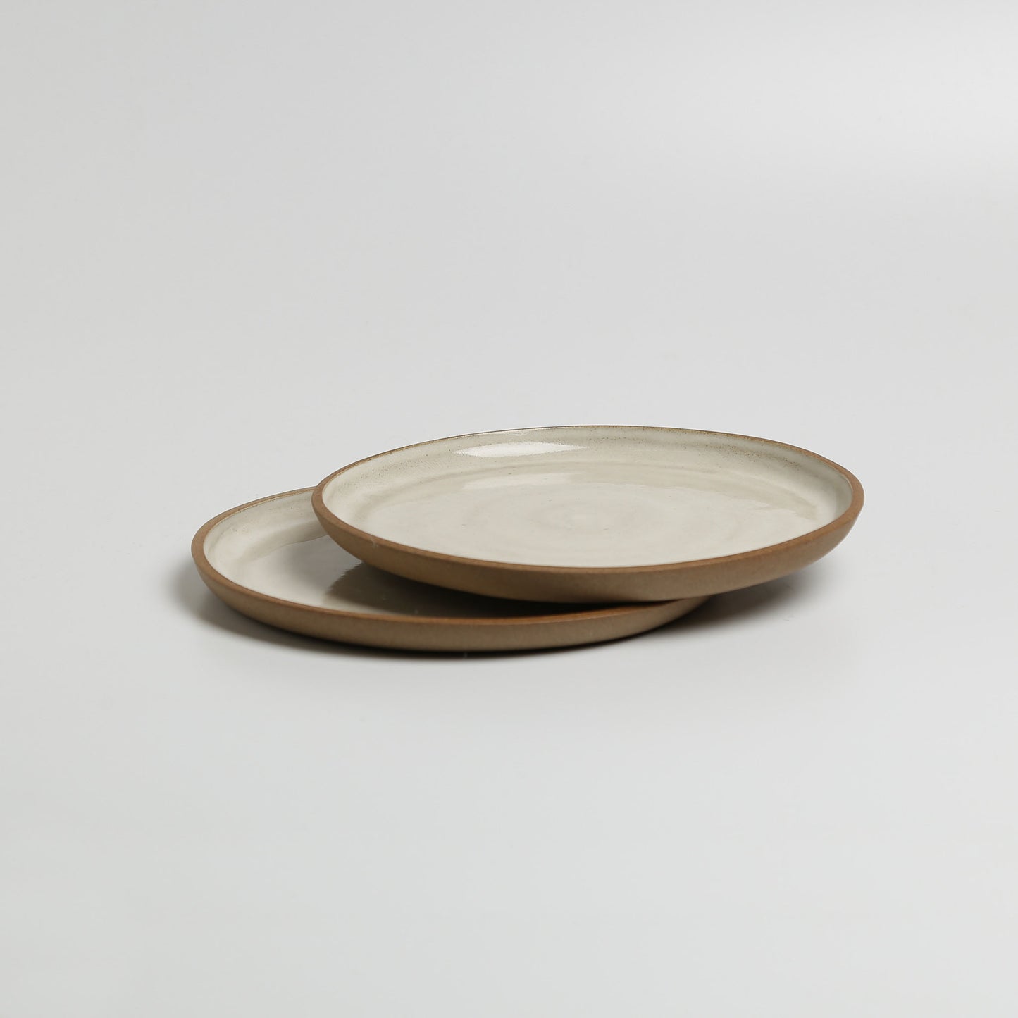 Plato mediano blanco