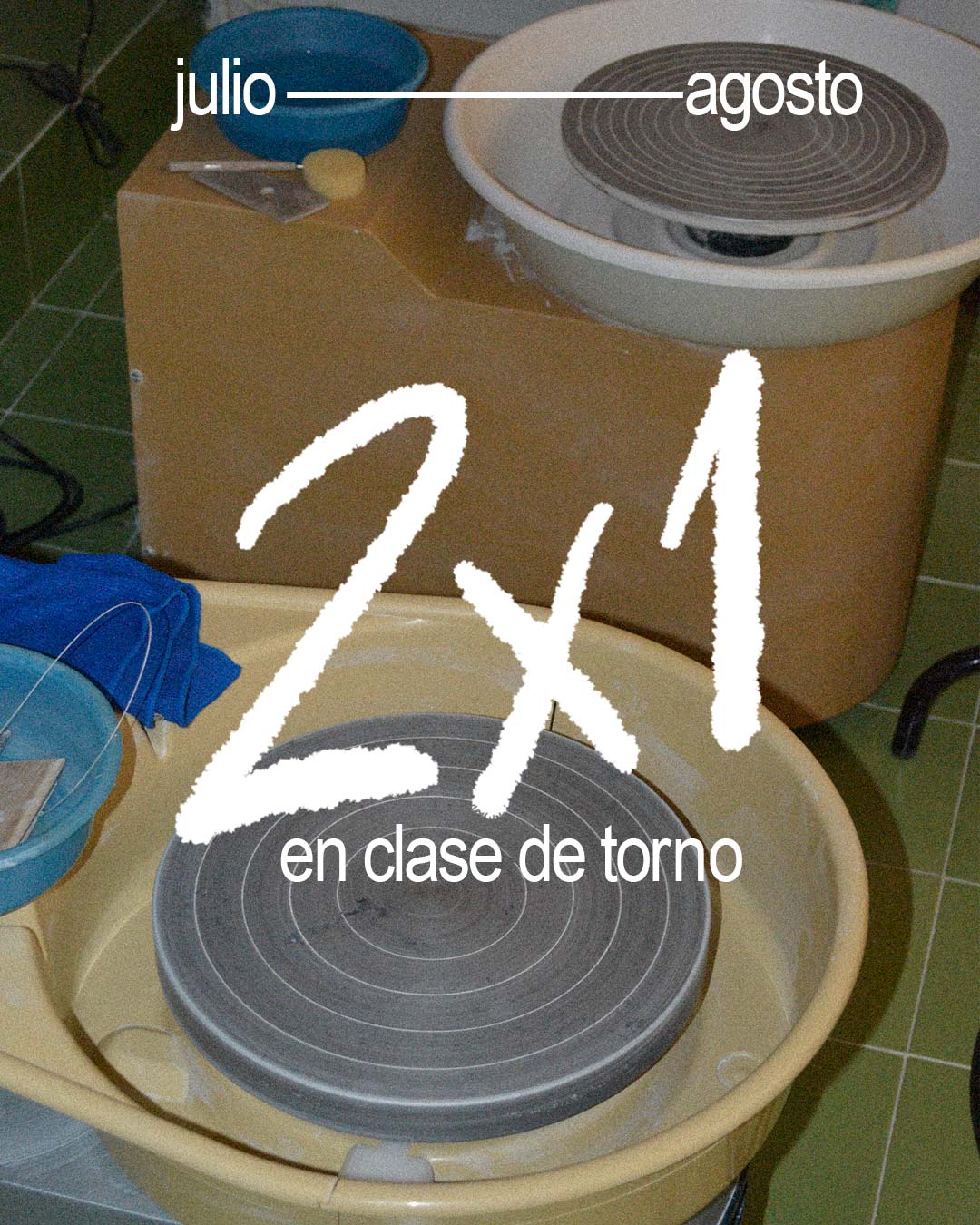 2x1 en clase personalizada de torno - Julio/Agosto