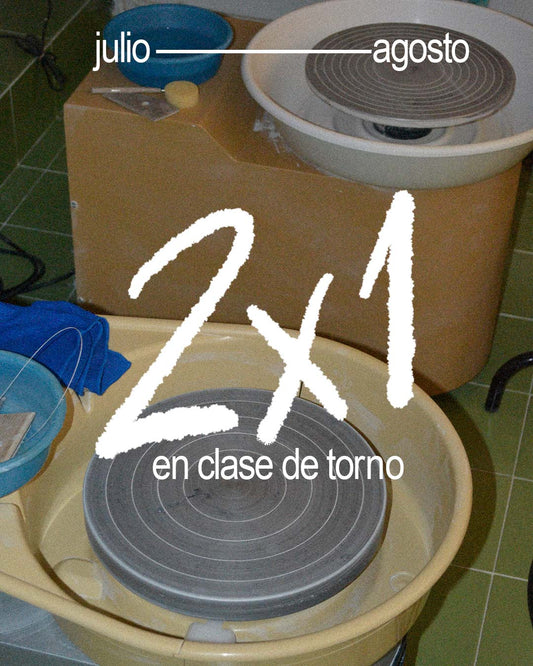 2x1 en clase personalizada de torno - Julio/Agosto