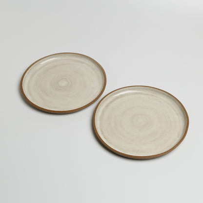 Plato mediano blanco