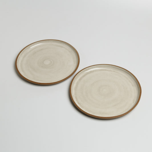 Plato mediano blanco